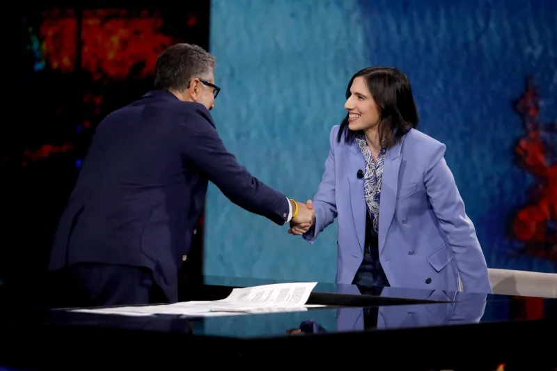 Elly Schlein da Fazio scuote il Pd e gli avversari politici