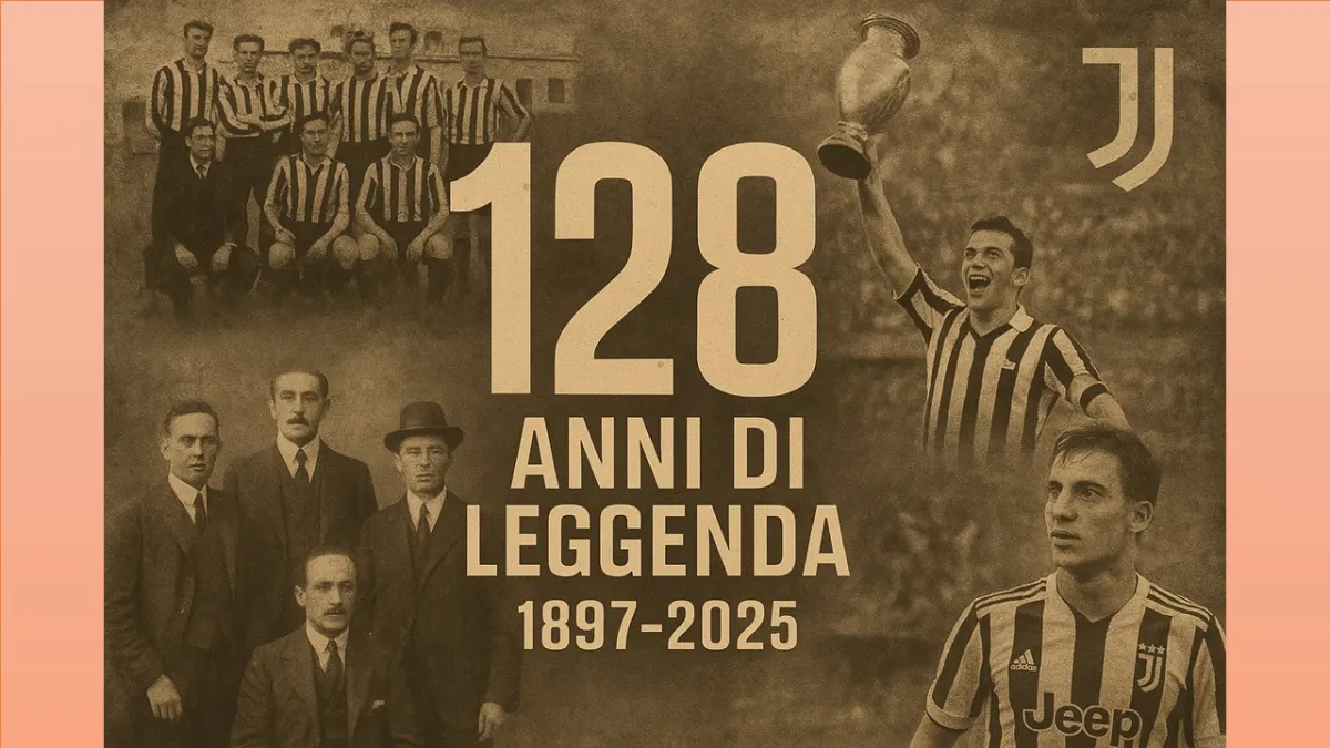Juventus 128 anni di storia: come è nata e come si è evoluta la Vecchia Signora