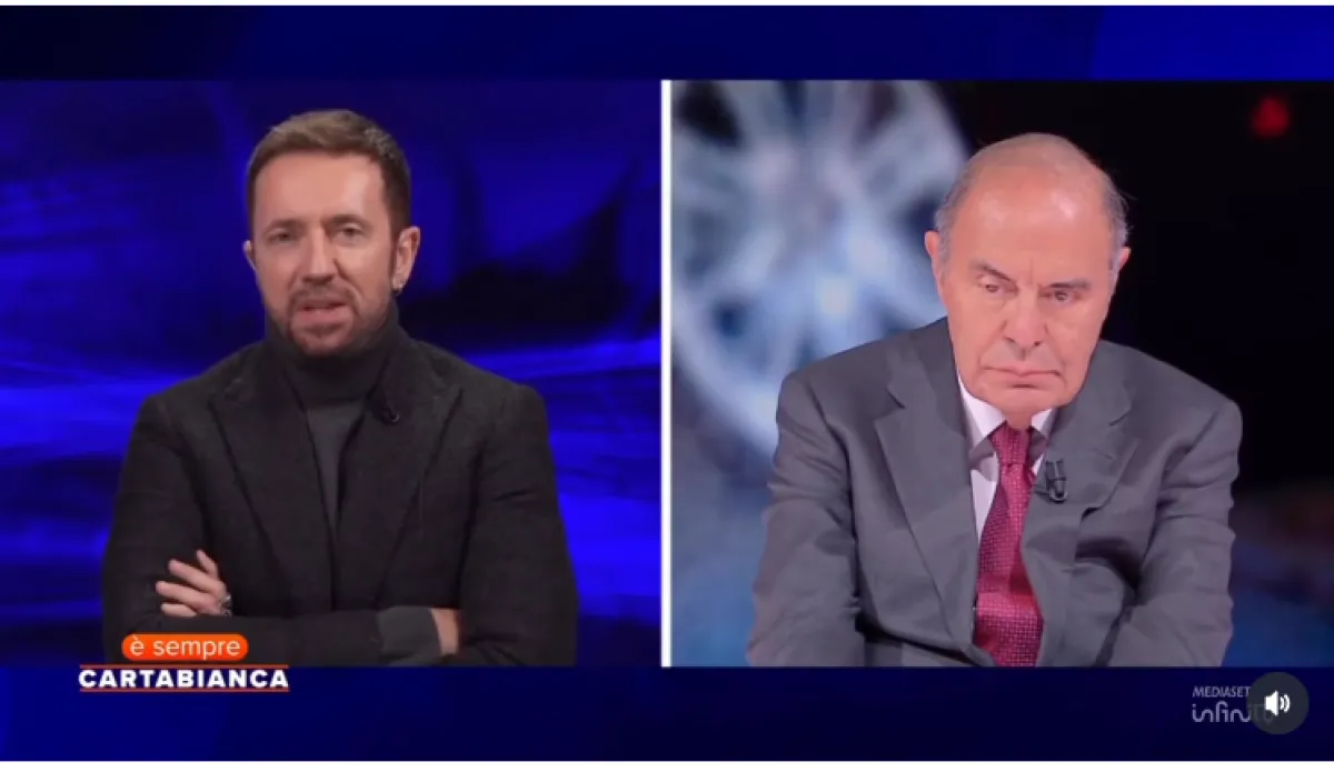 “Patetico”; “Maleducato”: Scanzi e Vespa perdono la pazienza e volano insulti in diretta tv