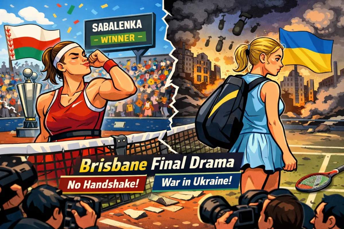 Finale WTA Brisbane: Kostyuk ignora Sabalenka e la guerra entra nel campo