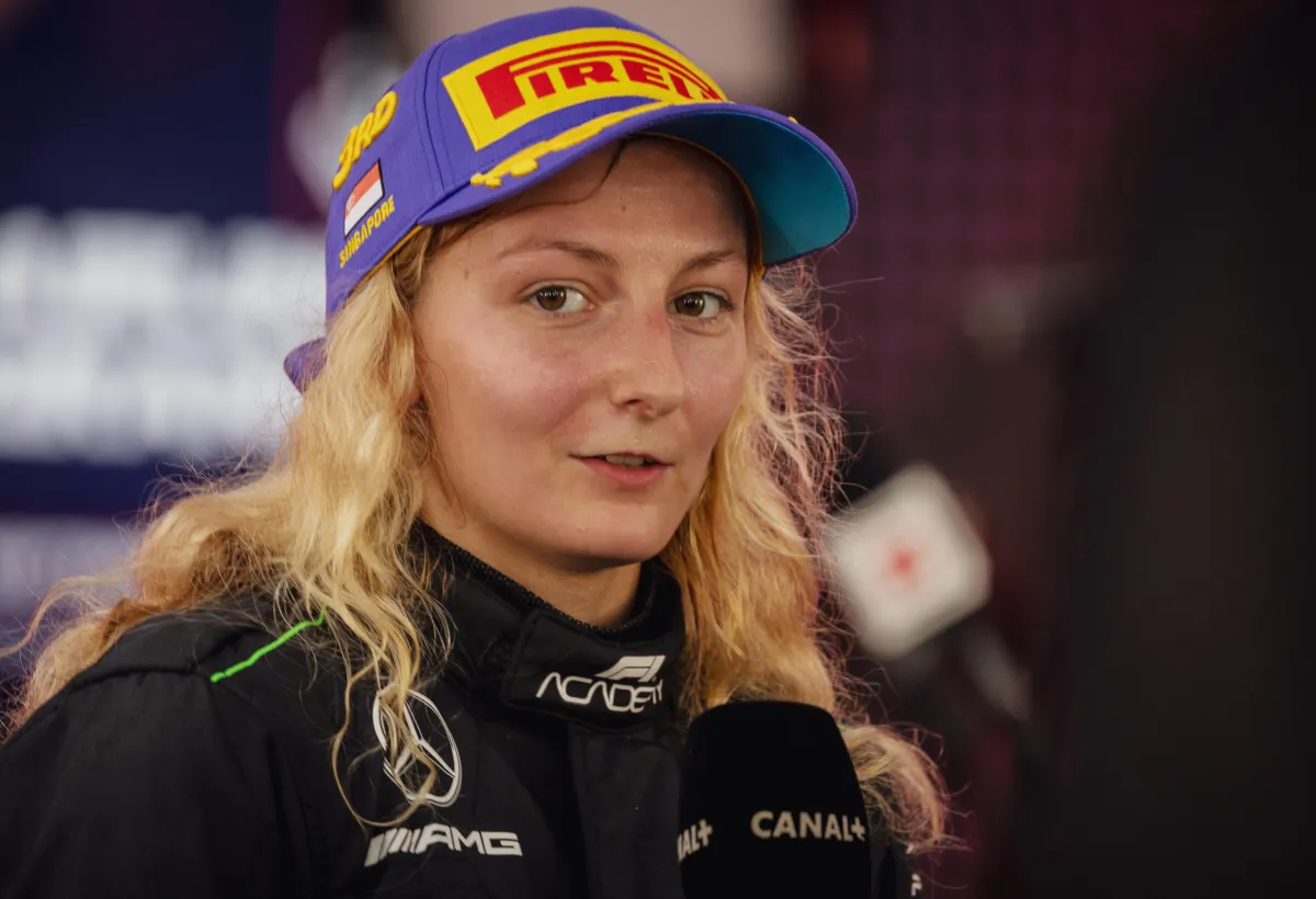 Chi è Doriane Pin, la pilota donna e cosa farà in Formula 1 con la Mercedes