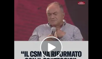 Perché Gratteri minaccia chi diffonde il video in cui sosteneva la necessità del sorteggio per il Csm