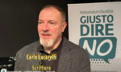 Dopo Barbero, Lucarelli: "Al referendum voto no perché mi fa paura" (ma non dà alcuna valida motivazione)