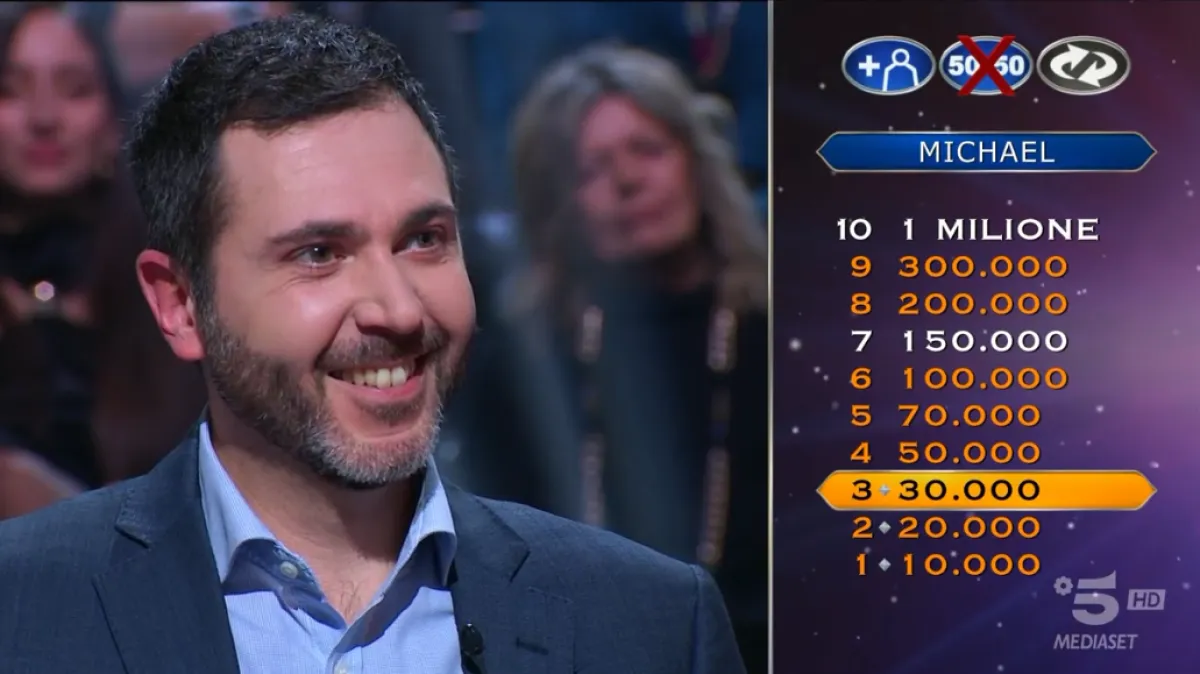 Chi è Michael da Torino, concorrente di Chi vuol essere milionario del 1 febbraio?
