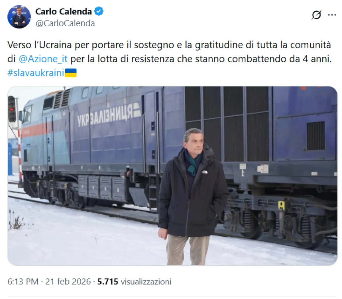 Kiev al buio e case a 4 gradi, il racconto di Calenda dalla capitale dell'Ucraina: "Mai visto prima"