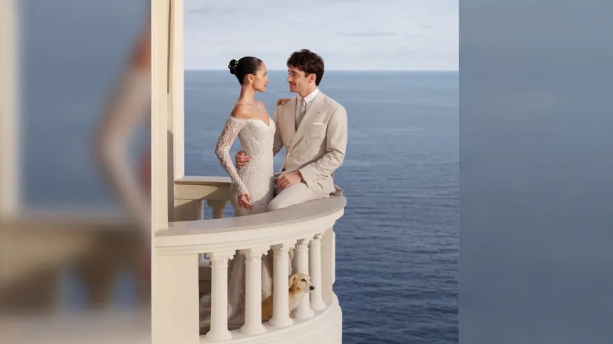Il matrimonio di Charles Leclerc: foto, ospiti, abiti e dove si è tenuto