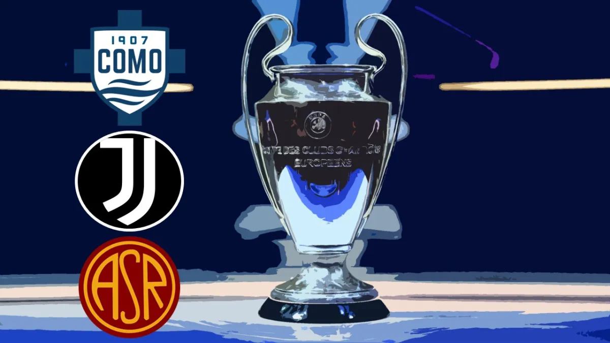Corsa Champions tra Como, Juventus e Roma: cosa succede se arrivano a pari punti?