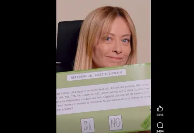 Referendum sulla Giustizia, sui social spopola il video con la  faccetta  di Giorgia Meloni 