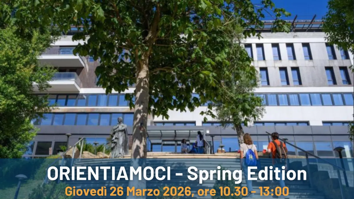 Orientiamoci Spring Edition: scopri Unicusano e le borse Click Days 2026