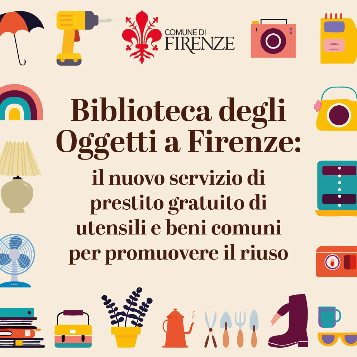 Nasce a Firenze la Biblioteca degli Oggetti