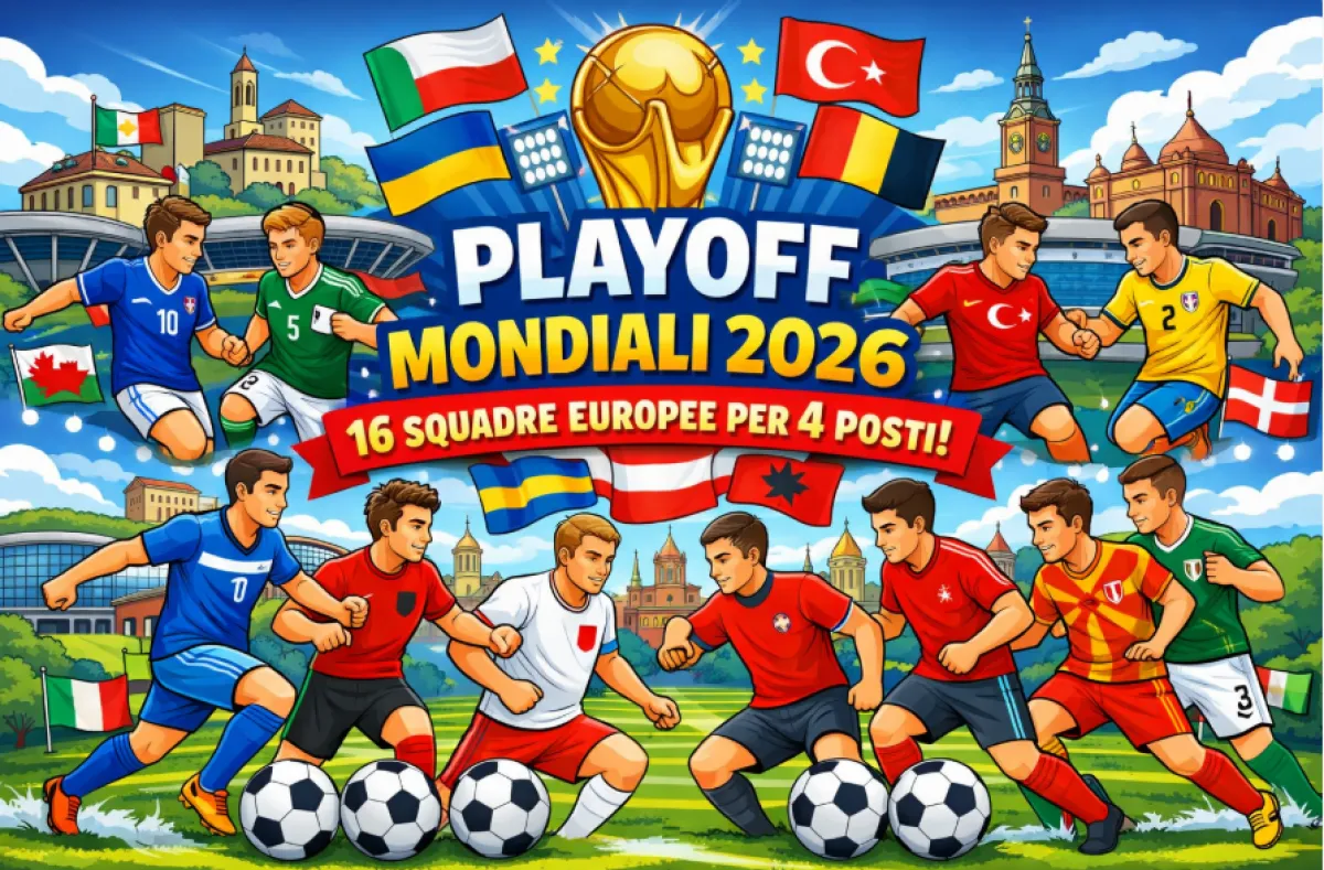 Playoff Mondiali 2026 al via: 16 squadre europee per 4 posti alla prossima Coppa del Mondo, ecco le sfide decisive