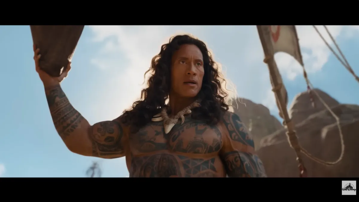 "Oceania", Dwayne Johnson e la parrucca: come l'attore è diventato Maui nel live action