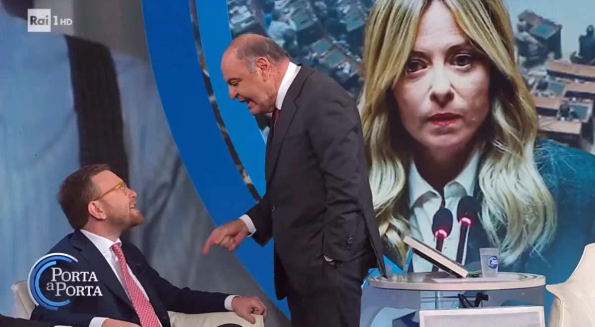 Vespa perde la calma e sbotta in diretta contro il dem Provenzano: cosa è successo