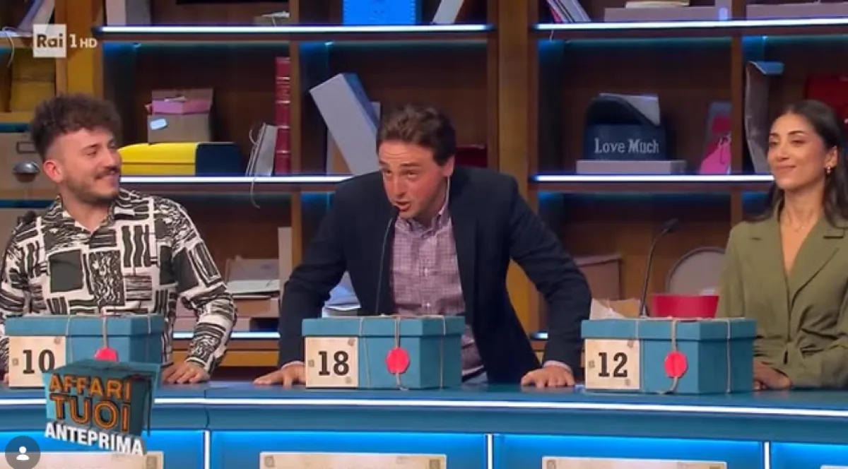 Chi è Nunzio, new entry dell'Abruzzo ad Affari tuoi