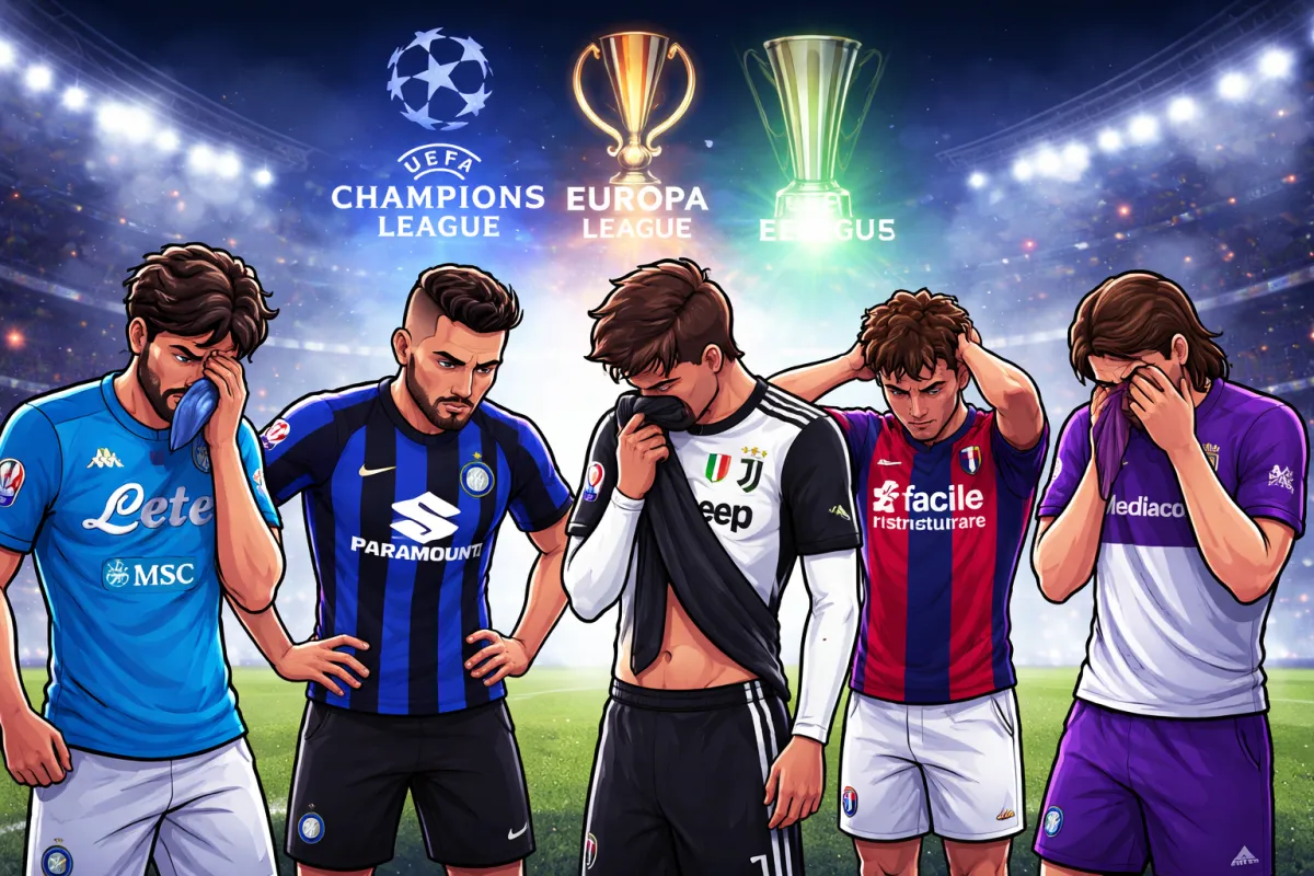 Dopo tutte le italiane fuori dalla Coppe: quante squadre di Serie A in Champions ed Europa League 2026/27?