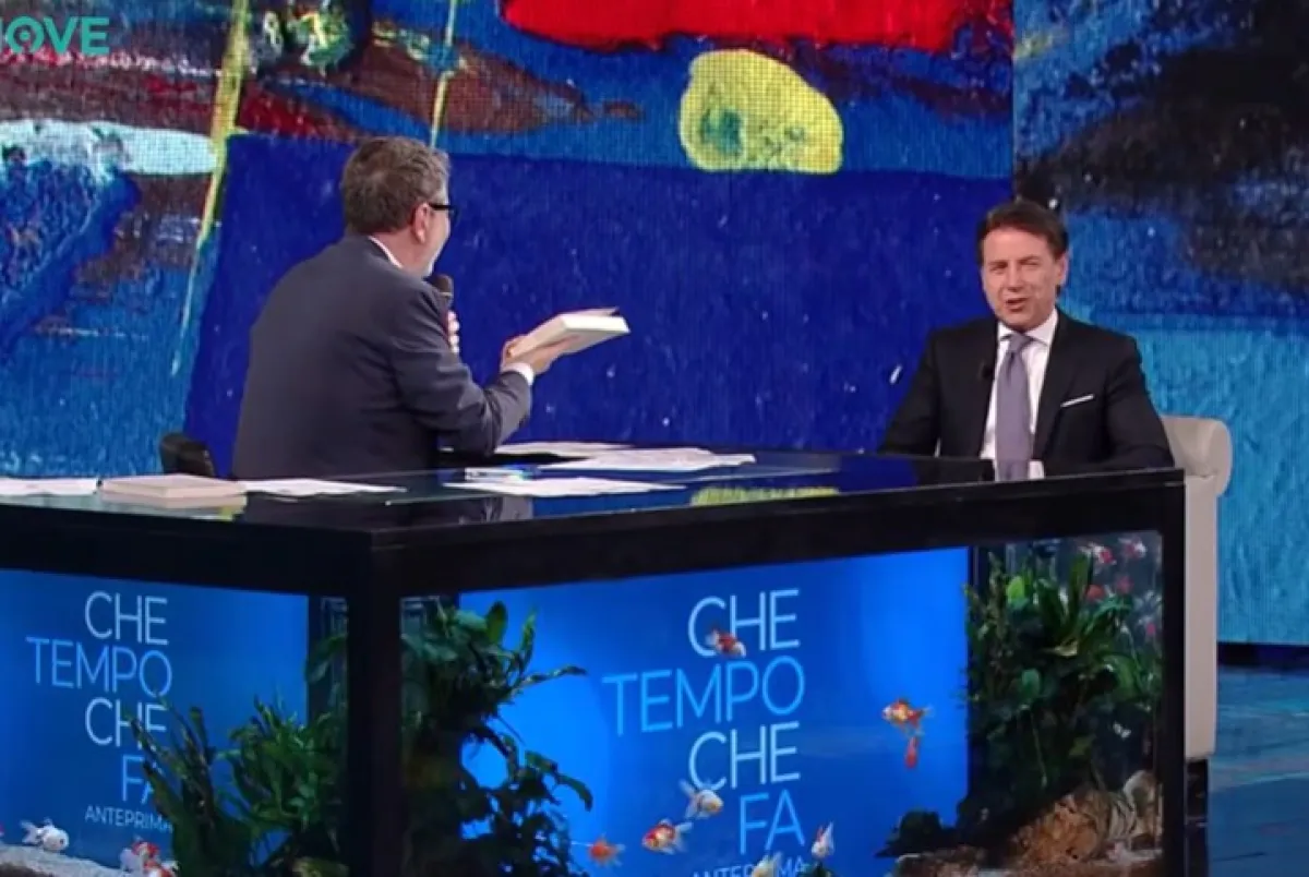 Guai a chi lo tocca: Travaglio contro Fazio per difendere il suo Conte, cosa è successo