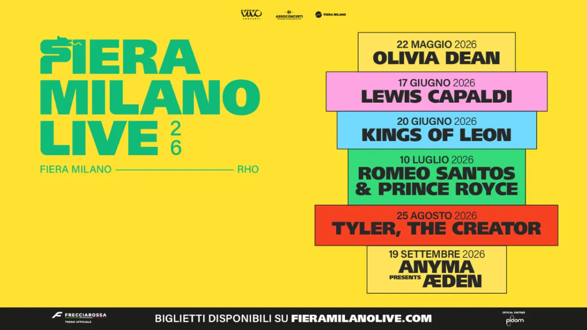Fiera Milano Live 2026: lineup, date e biglietti dei concerti