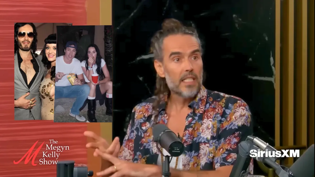 Russell Brand contro Katy Perry: cos'ha detto sulla relazione dell'ex moglie con Justin Trudeau