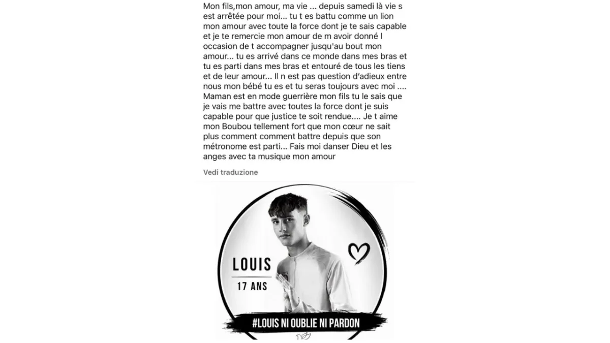 L'ultimo respiro di Louis: immortalato mentre moriva sui social. Perché i media nostrani nascondono il massacro del 17enne francese?