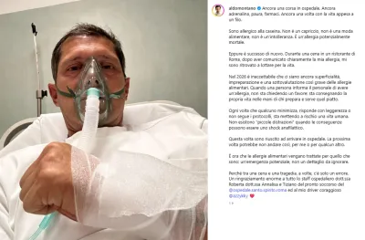 Paura per Aldo Montano: l'ex campione di scherma ricoverato per shock anafilattico