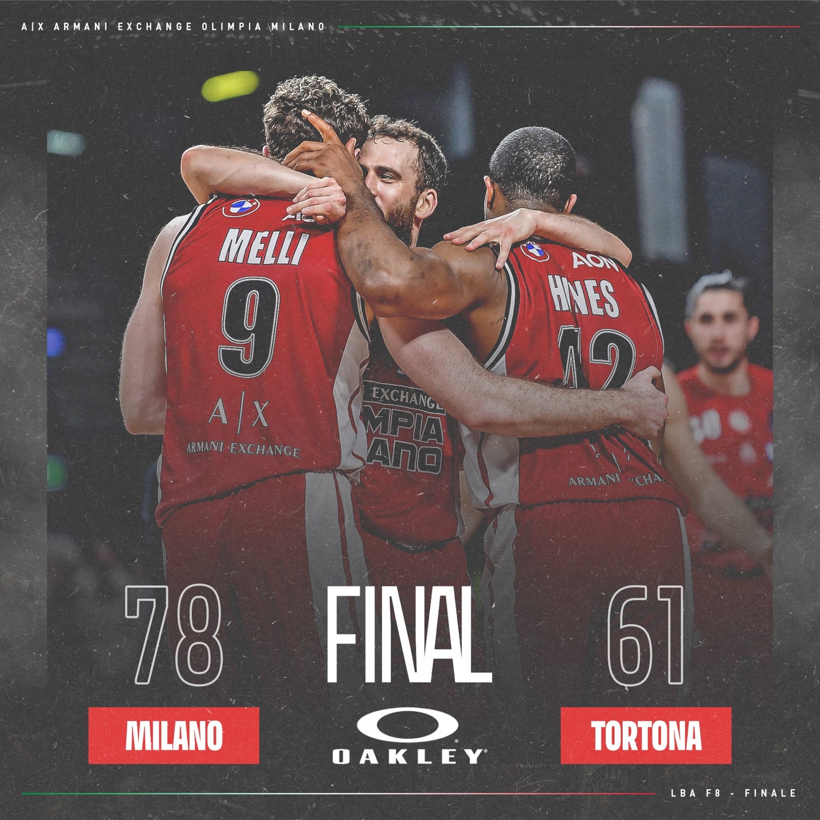 Pallacanestro Coppa Italia all'Olimpia Milano