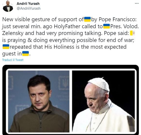 Papa Francesco Ucraina