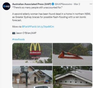 Australia inondazioni