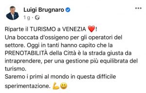 Luigi Brugnaro Venezia