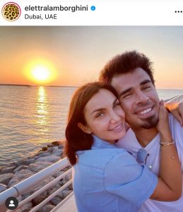 elettra e l'amore per afrojack