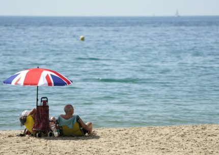 lasciare l'ombrellone in spiaggia
