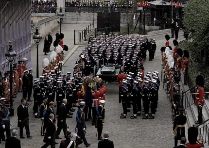 regina Elisabetta II funerale