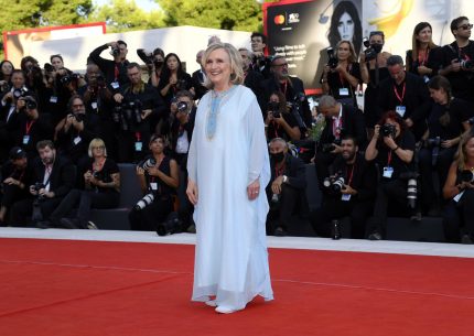 Hilary Clinton arriva al Festival di Venezia
