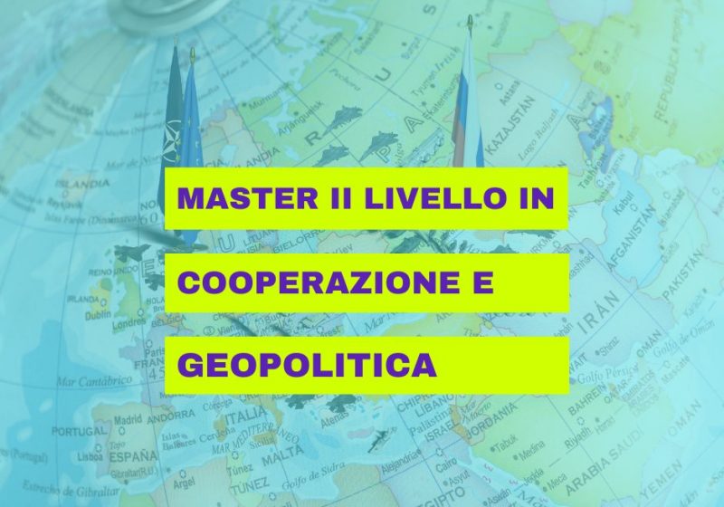 master in cooperazione e geopolitica