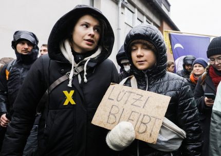 Germania attivisti manifestano a Lutzerath