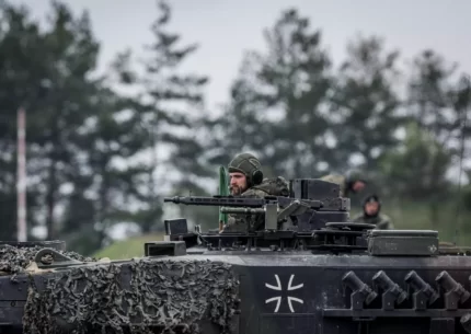 scontro carri armati Puma in Germania
