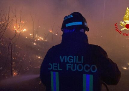 Incendio a San Pietro Mosezzo Novara