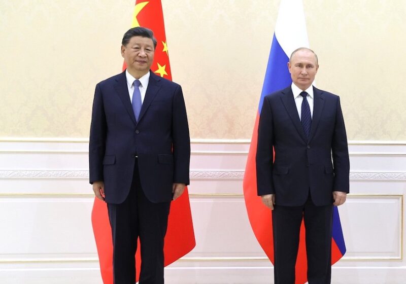 Vladimir Putin e Xi Jinping a Mosca