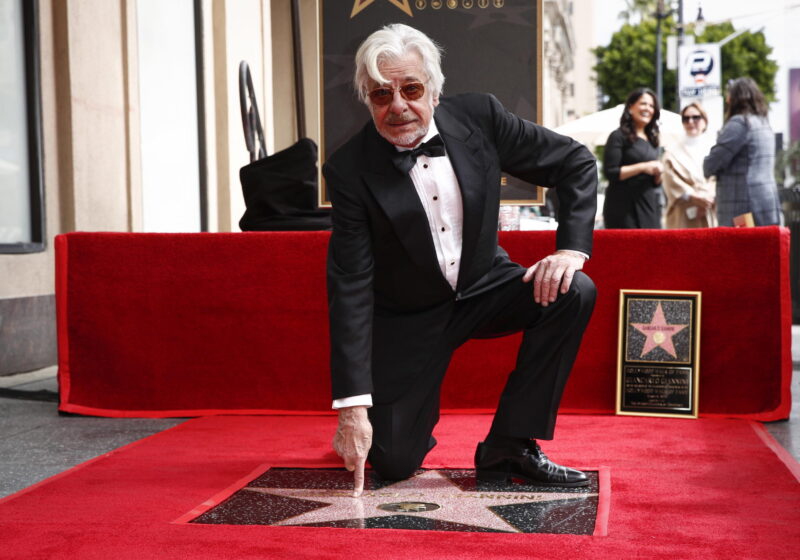 Giancarlo Giannini riceve la stella sulla Walk of Fame