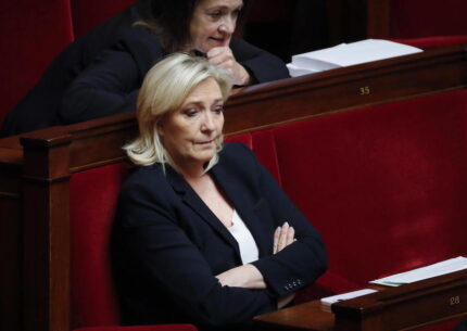 Marine Le Pen parla di Giorgia Meloni