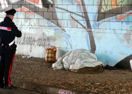Aumento senzatetto Milano