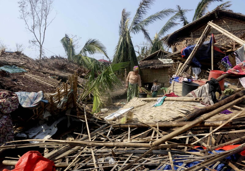 Myanmar ciclone Mocha vittime in aumento