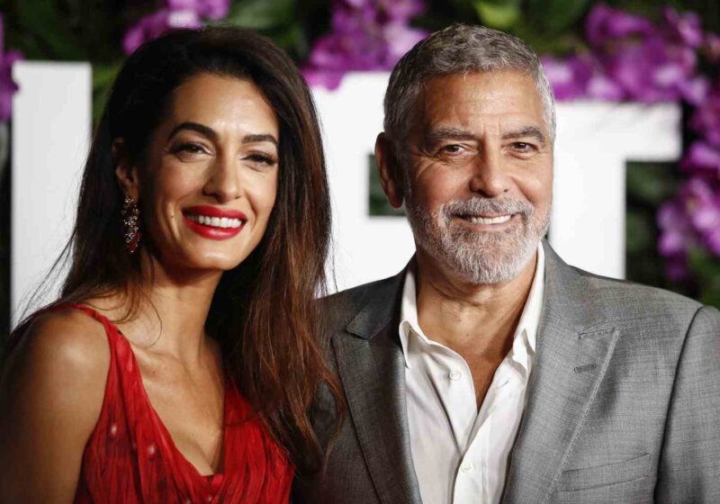 Amal Clooney con Re Carlo