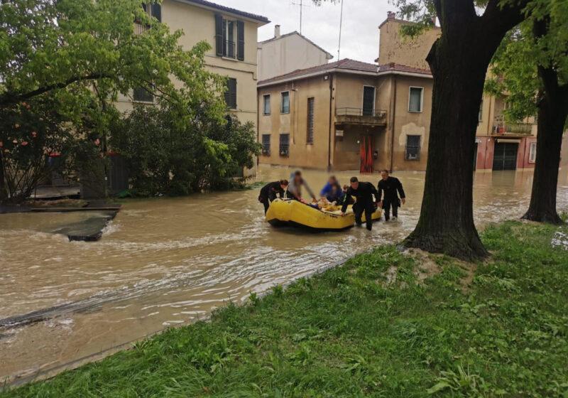 maltempo Ravenna evacuazione