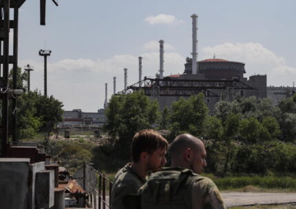 Zaporizhzhia AIEA mine