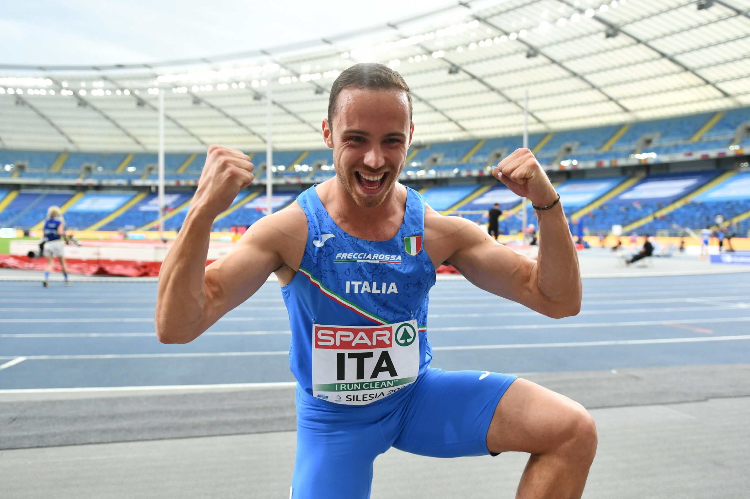 Ceccarelli dopo i 100 metri agli Assoluti 