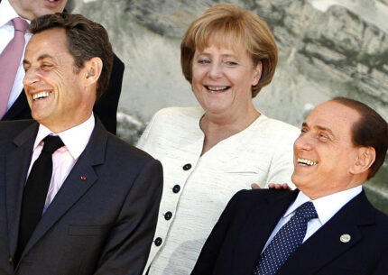 Sarkozy Merkel Berlusconi