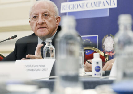 Vincenzo De Luca presidente Campania