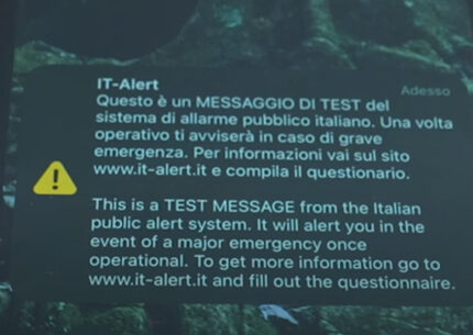 It Alert Veneto e Valle D'Aosta oggi 21 settembre 2023