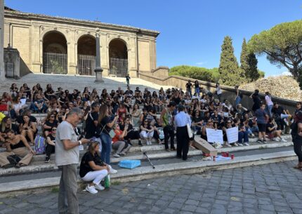 Protesta delle educatrici di Roma