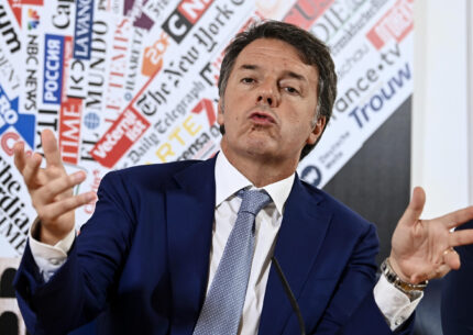 Conferenza Stampa Italia Viva Renzi